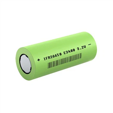 26650 3.2V3400mAh LiFePO4 Ceallraí