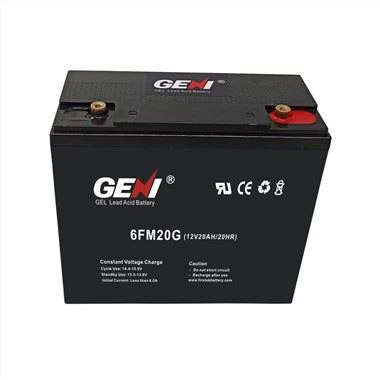 GEL 12V 20AH Battery Aigéad Luaidhe Séalaithe