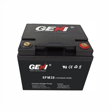 Fuireachas 12V 38AH Battery Aigéad Luaidhe Séalaithe