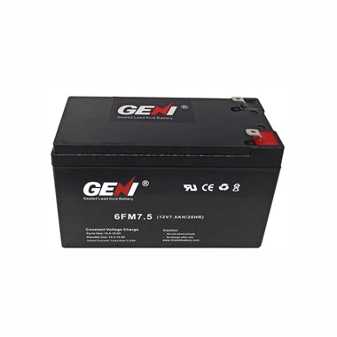 Fuireachas 12V 7.5AH Battery Aigéad Luaidhe Séalaithe